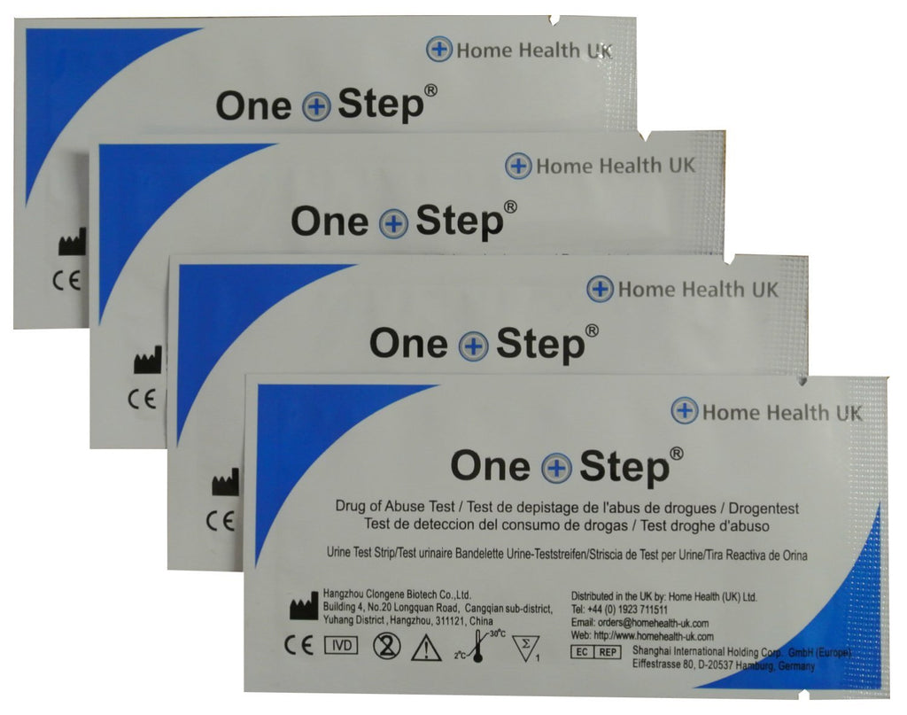 5 x Single Drug Strip Test Kits - Cannabis, Cocaine or Heroin